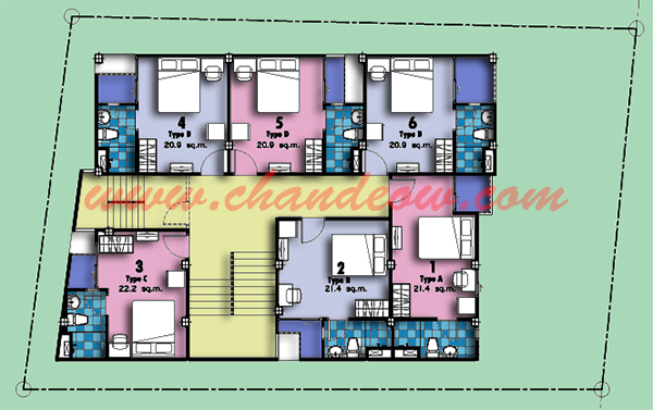 แปลนอพาร์ทเม้นท์