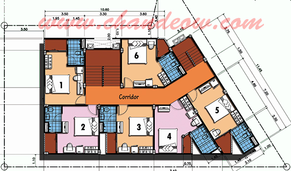 แปลนอพาร์ทเม้นท์